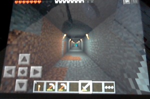 Not too far down this shaft is the farthest end of the map...hey, WHAT THE FRICK!