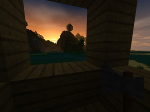 Facing the unknown from my old wooden base on the shoreline