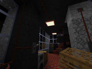 Battery-powered lighting throughout the base